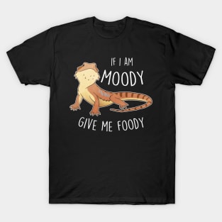 Bearded Dragon Lizard Moody Foody T-Shirt